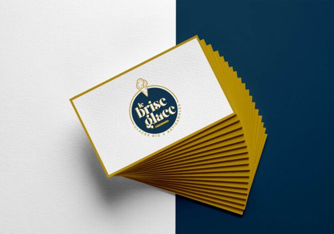 Cartes de visite pour le brise glace